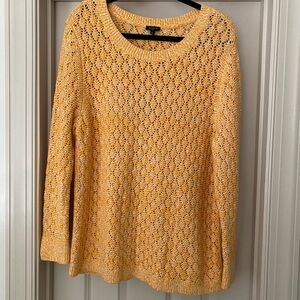 Talbots Yellow Knit Sweater